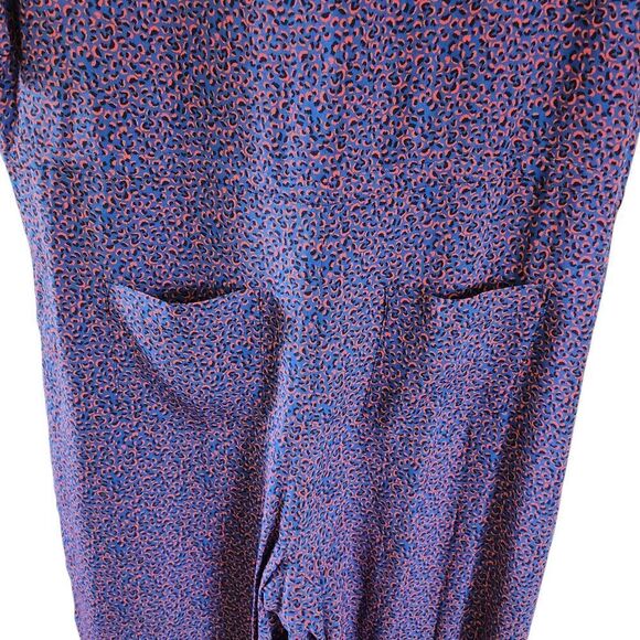 The Kit Issa Jumpsuit 4 Royal Blue Spot Drawstring Belt Boxy Cinch NWT - Picture 8 of 11